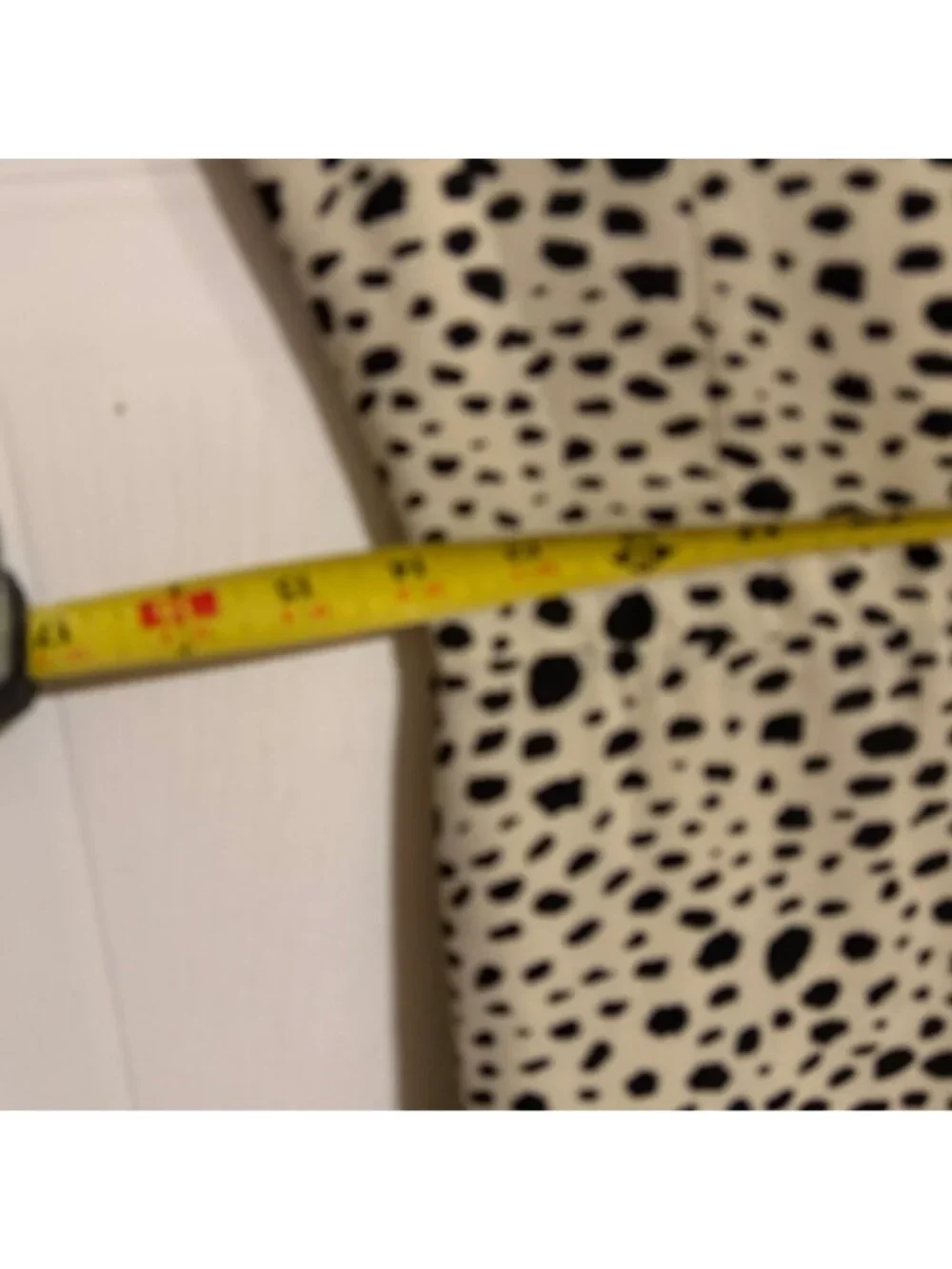 Like New BB Dakota Steve Madden High-Low Wrap Midi Dress Polka Dot Beige Black S - Picture 10 of 11